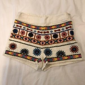 zara girls shorts!